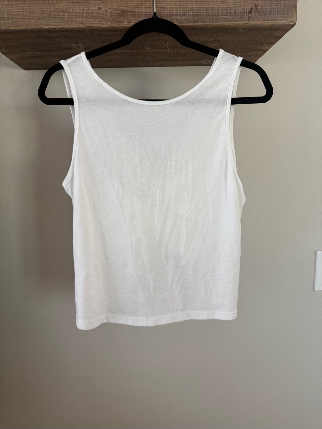 Classic Women's White Tank Top - Lightweight Basic